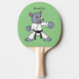 Pala De Ping Pong Personalizado lindo rhino kung fu personalizado