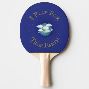 Pala De Ping Pong personalizado Mundial de Población "Juego para el