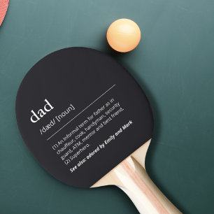 Pala De Ping Pong Personalizado Papá o el diccionario negro de defin