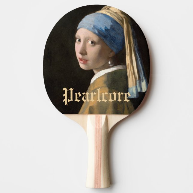 Pala De Ping Pong Personalizado Pearl Fiesta temática (Anverso)