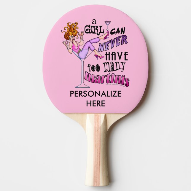 PALA DE PING PONG PERSONALIZADO PING PONG PADDLE - DEMASIADOS MARTIN (Anverso)