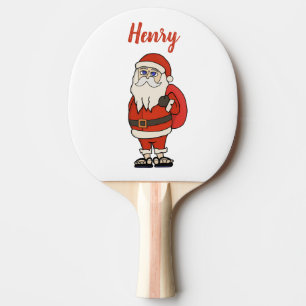 Pala De Ping Pong Personalizado Santa Claus Navidades Flip Flops