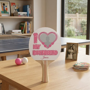 Pala De Ping Pong Personalizado Te Amo Mi Novio – Agregar Foto y Nom