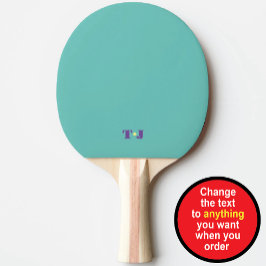 Pala De Ping Pong Personalizado Teal