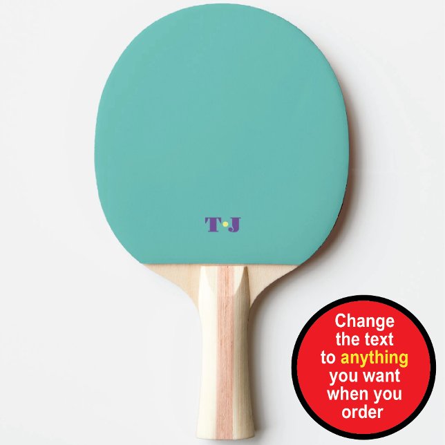 Pala De Ping Pong Personalizado Teal  (Subido por el creador)