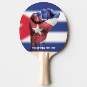 Pala De Ping Pong Personalizado Texto Cuba