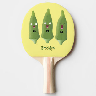 Pala De Ping Pong Personalizado vegetal de okra cantante