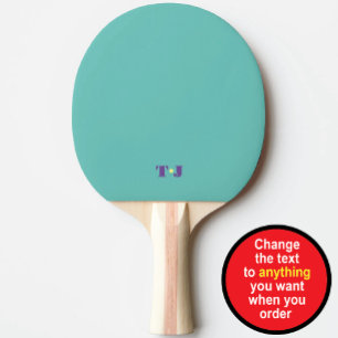 Pala De Ping Pong Personalizado verde azulado