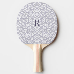 Pala De Ping Pong Personalizado Vintage Barroco Damask
