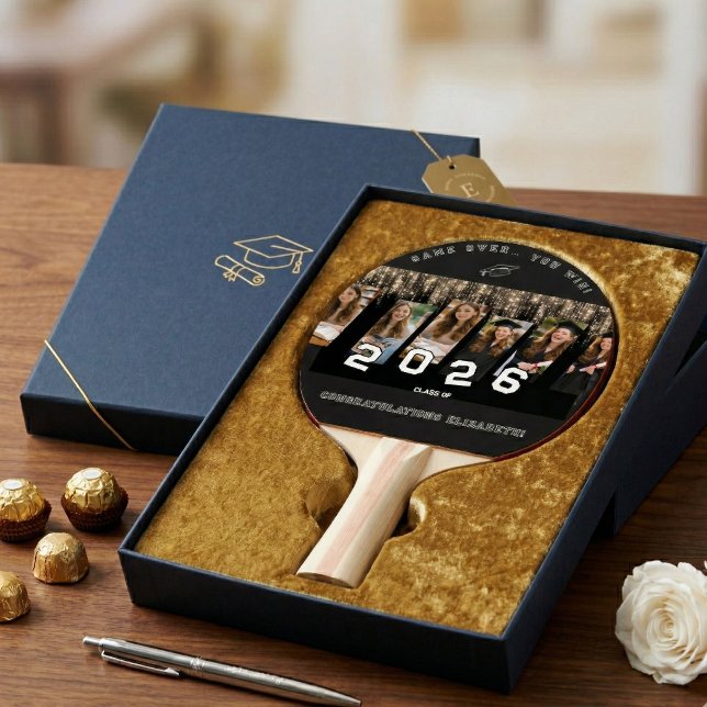 Pala De Ping Pong Personalized Photo Funny Gift Graduation  (Subido por el creador)