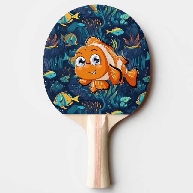 Pala De Ping Pong Pez Tropical  (Reverso)