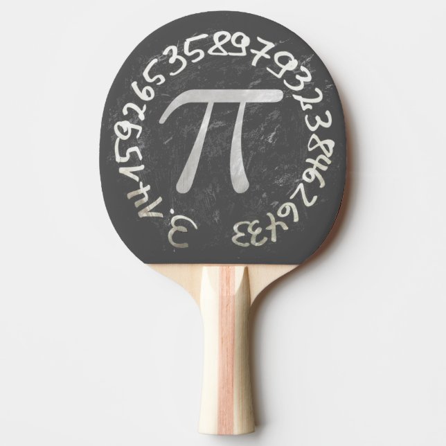Pala De Ping Pong Pi Day PiDay Chalkboard Education (Anverso)