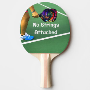 Pala De Ping Pong Pickleball Gracioso Sin Cadenas Acompañadas