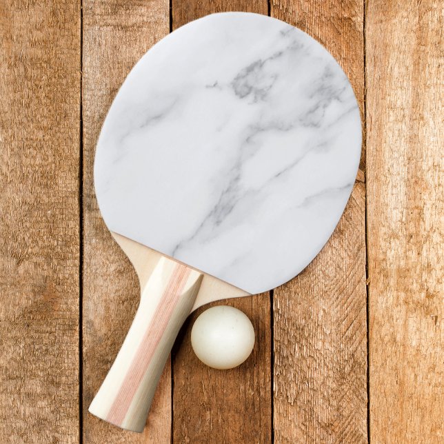 Pala De Ping Pong Piedra de Mármol Blanco Limpio Moderno (Subido por el creador)