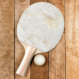 Pala De Ping Pong Piedra de Mármol Calacatta Gold