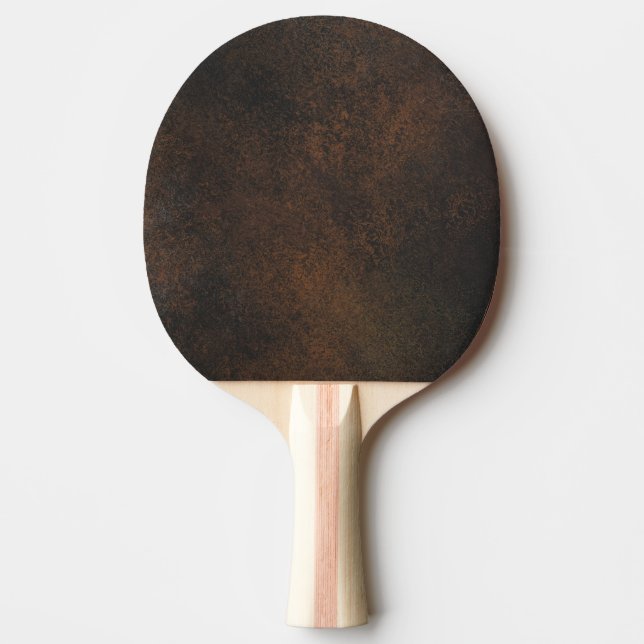 Pala De Ping Pong Piedra Monazita Marrón Oscuro Simple (Anverso)