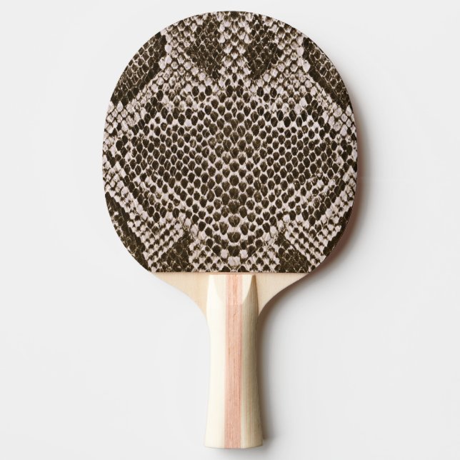 Pala De Ping Pong Piel de serpiente (Anverso)