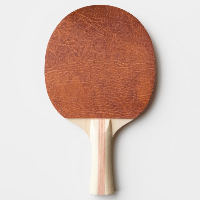 Pala De Ping Pong Pieles marrones (Anverso)