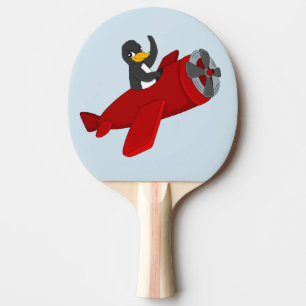 Pala De Ping Pong Píguino volador personalizado ping pong paddle