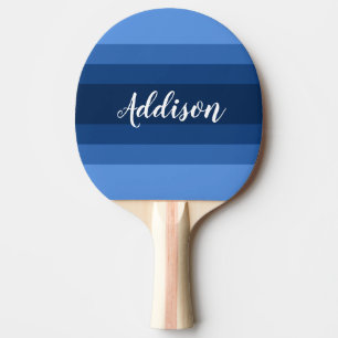 Pala De Ping Pong Pilar Personalizado con puntas de naranja azul de