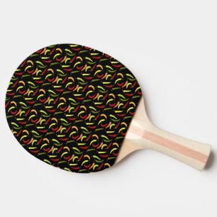 Pala De Ping Pong Pimientos rojos Cinco de Mayo Comida mexicana pica