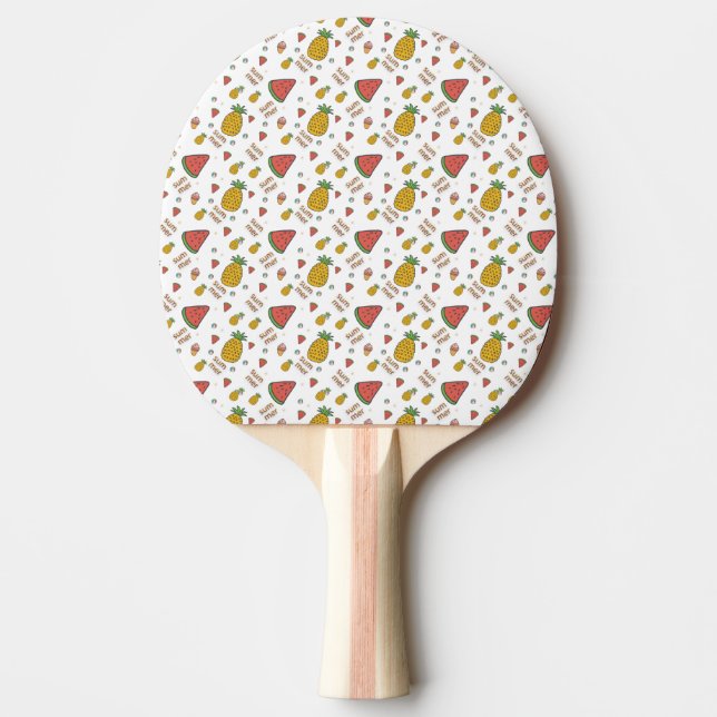 Pala De Ping Pong piña divertida (Anverso)