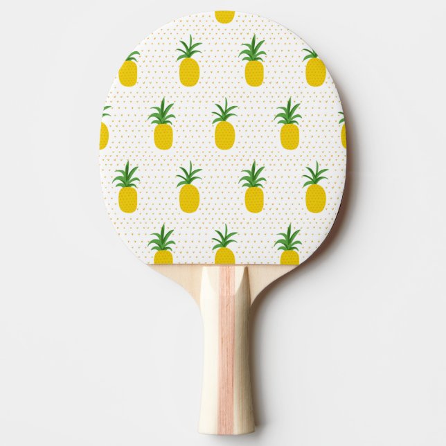 Pala De Ping Pong Piñas tropicales de oro (Anverso)