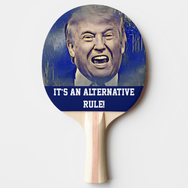 Pala De Ping Pong Ping-pong divertido de Donald Trump (Anverso)