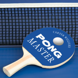 Pala De Ping Pong PING PONG MASTER Azul editable personalizado