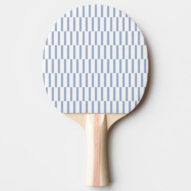 Pala De Ping Pong Ping Pong Paddle Blue & White Stripe Square (Anverso)