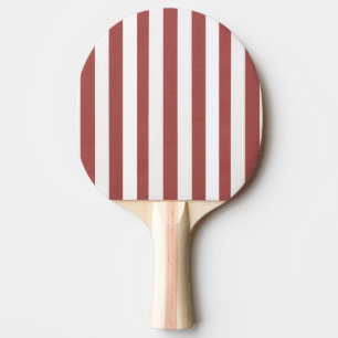 Pala De Ping Pong Ping Pong Paddle Burgundy & White Stripe