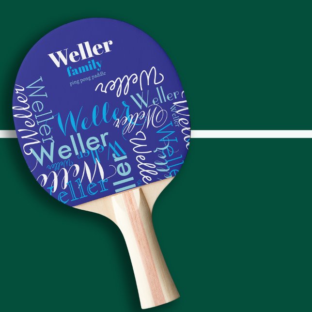 Pala De Ping Pong Ping Pong Paddle con apellido (Subido por el creador)
