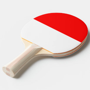 Pala De Ping Pong Ping pong paddle con bandera de Indonesia