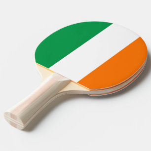 Pala De Ping Pong Ping pong paddle con bandera de Irlanda