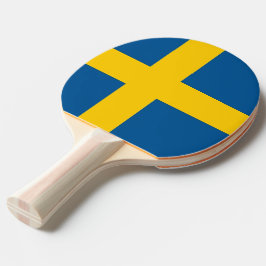 Pala De Ping Pong Ping pong paddle con bandera de Suecia