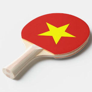 Pala De Ping Pong Ping pong paddle con bandera de Vietnam
