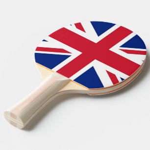 Pala De Ping Pong Ping pong paddle con bandera del Reino Unido