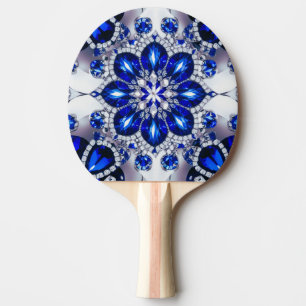 Pala De Ping Pong Ping pong paddle con colores blancos azules