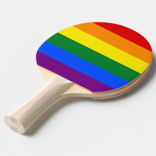 Pala De Ping Pong Ping pong paddle con la bandera del Orgullo LGBT