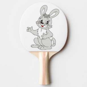 Pala De Ping Pong Ping Pong Paddle. Conejo.