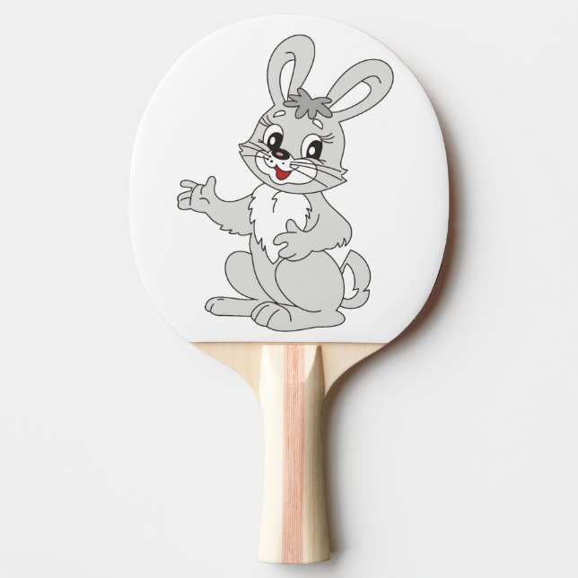 Pala De Ping Pong Ping Pong Paddle. Conejo. (Anverso)