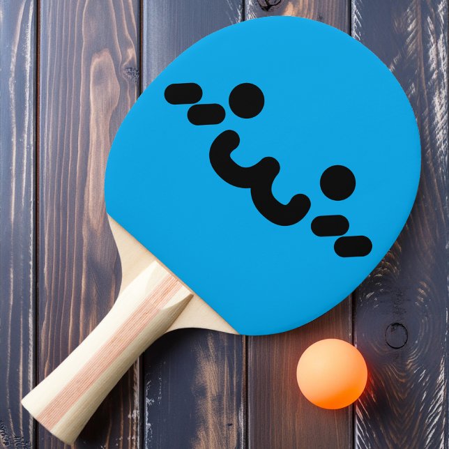 Pala De Ping Pong Ping Pong Paddle Cuto Face Blue (Subido por el creador)