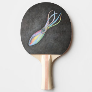 Pala De Ping Pong Ping Pong Paddle de calamar arcoiris