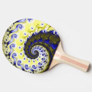 Pala De Ping Pong Ping Pong Paddle de espiral fractal