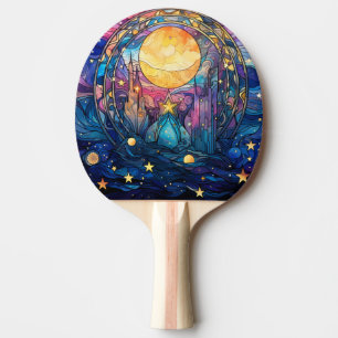 Pala De Ping Pong Ping Pong Paddle de vidrio templado celestial