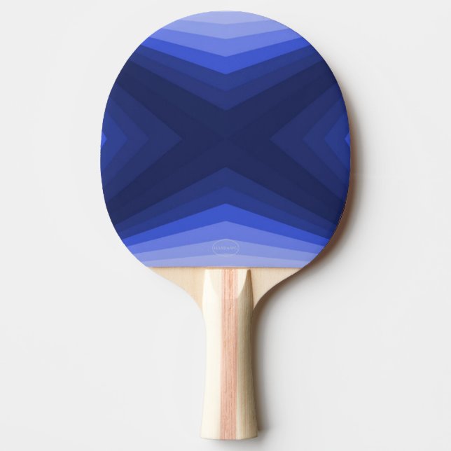 Pala De Ping Pong Ping-Pong Paddle - degradado azul - HAMbyWG (Anverso)