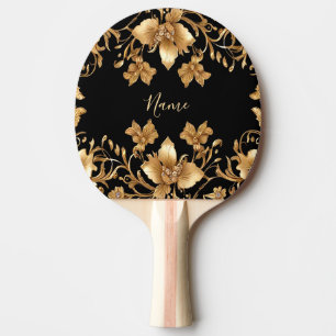 Pala De Ping Pong Ping Pong Paddle dorado