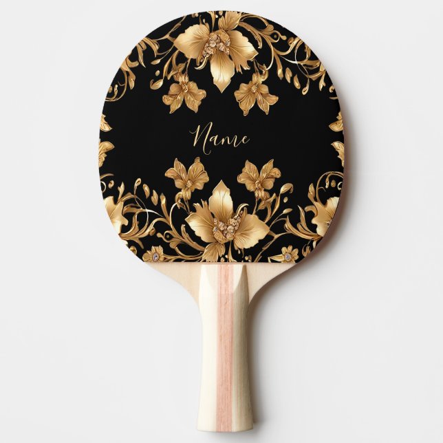 Pala De Ping Pong Ping Pong Paddle dorado (Anverso)