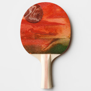 Pala De Ping Pong Ping Pong Paddle "Dying Sun #3"