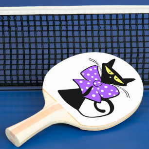 Pala De Ping Pong Ping Pong Paddle Feline Cat Kitten Meow